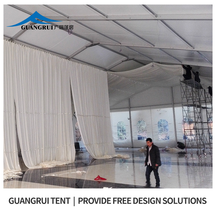 Luxury 10x30 20x30 25x40 white large outdoor wedding church tent capable of accommodating 200 500 800 people for event parties