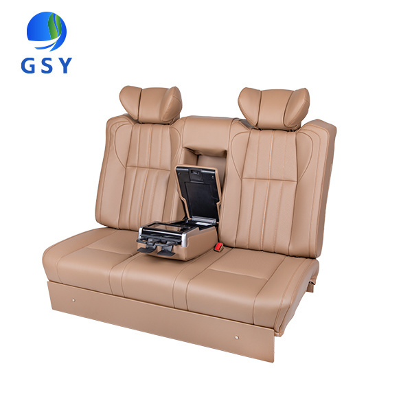 Manufacturer Wholesale Luxury Camper Mid armrest With Recliner Mechanism Split Sofa Bed Car For VITO Tourneo Custom ,alphard