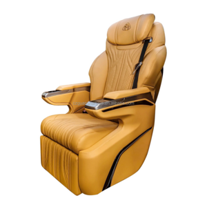 New Luxury yellow leather covered airline mercedes vito w447 seat For Mercedes Benz Vclass W447 V250 V260 Vito