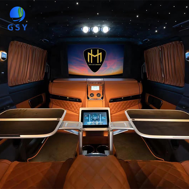 High quality interior conversion and Luxury seats limousine TV car bar seat for vellfire