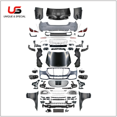 Car accessories W221 upgrade W223 body kits for Mercedes benz S class W221 2006-2013 facelift to 2021 W223   Maybach model