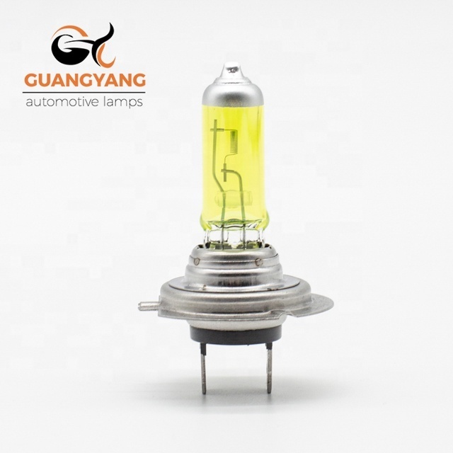 H7 12v 100w yellow fog light Px26d car lamp headlight  halogen bulb