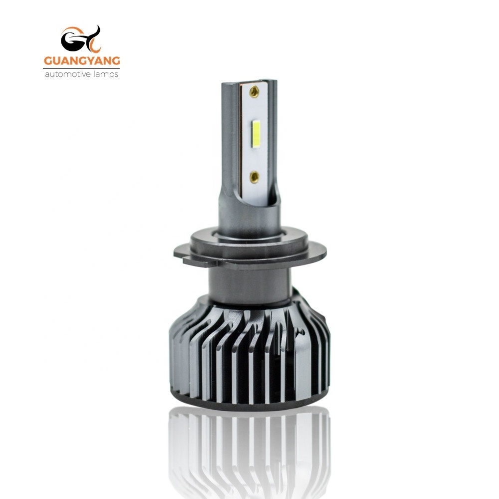 Factory LED N6F car headlight lamp H1 H3 H4 H7 H8 H11 9005 9006 auto bulb with adapter