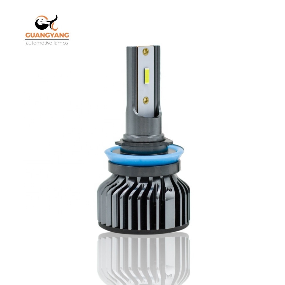 Factory LED N6F car headlight lamp H1 H3 H4 H7 H8 H11 9005 9006 auto bulb with adapter