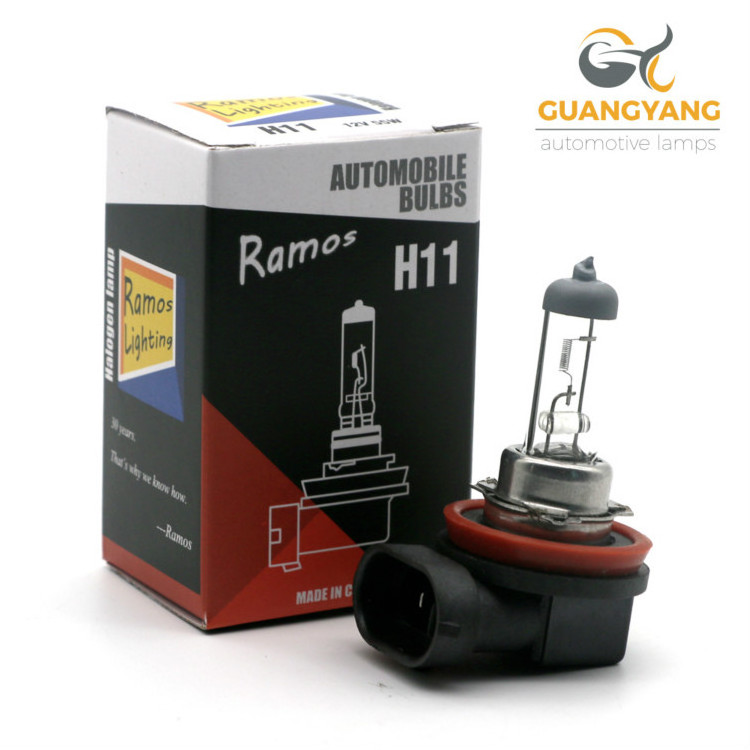 2018 hot ramos lighting h11 12v 55w head lamp halogen bulb for car