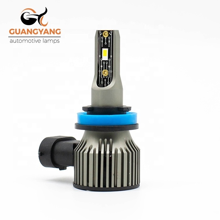 Car LED H11 R10 CSP-5530 Chips 50 Watts 6000lm 6500k H11 LED With Cooler System