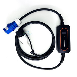 Level 2 16A 32A 3.7KW 7.4KW  EV Portable Car Charger Type 1 2 GBT For Electric Car Home Charging