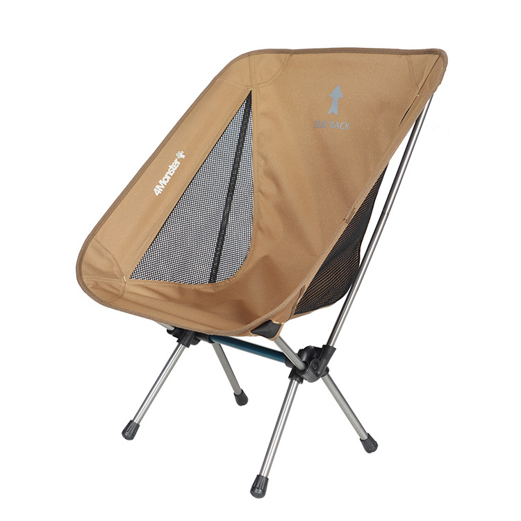 Wholesale Custom Aluminum Dyneema Composite Fabrics Lightweight Foldable Beach Chair With Storage Bag