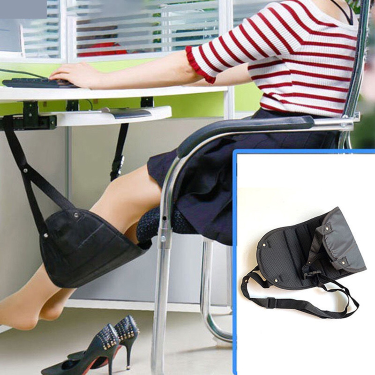 Airplane Footrest Flight Carry Portable Travel Accessories Office Under Desk Foot Hammock