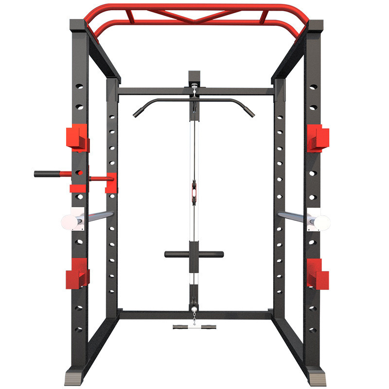 Indoor Gym Comprehensive Training All-in-one Full Cage Multi Functional Force Rack Smith Machine