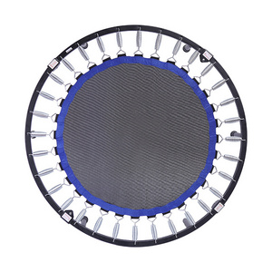 Hot Sale Gym Fitness 36/38/40/42 Inch Jumping Bed Indoor Elastic Spring Folding Round Trampoline With Armrest