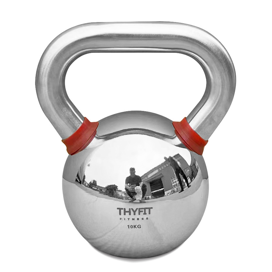 2023 New Design Logo Home Fitness Stainless Steel Kettlebell 4KG 8KG 12KG 16KG 24KG Competition Weight Kettlebells