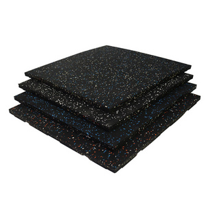 Indoor Outdoor Shock Absorbing Sound Insulation Composite Floor Mat Gym Wear-Resistant Epdm Rubber Particle Floor Mat