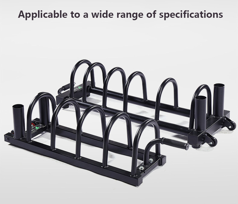 Home Gym Bumper Weight Plate Rack Weightlifting Bumper Plates Holder Storage Rack