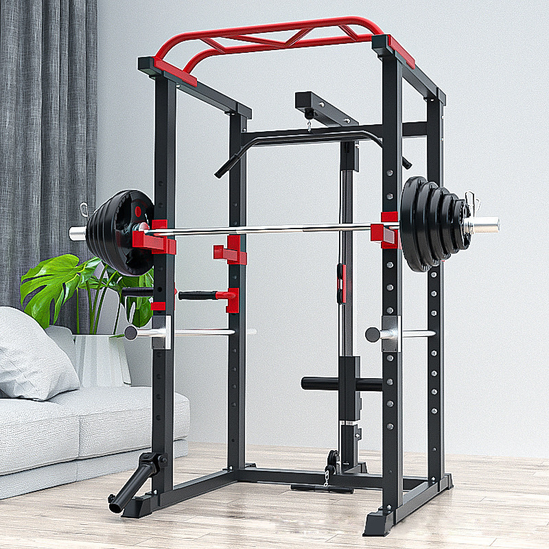 Indoor Gym Comprehensive Training All-in-one Full Cage Multi Functional Force Rack Smith Machine