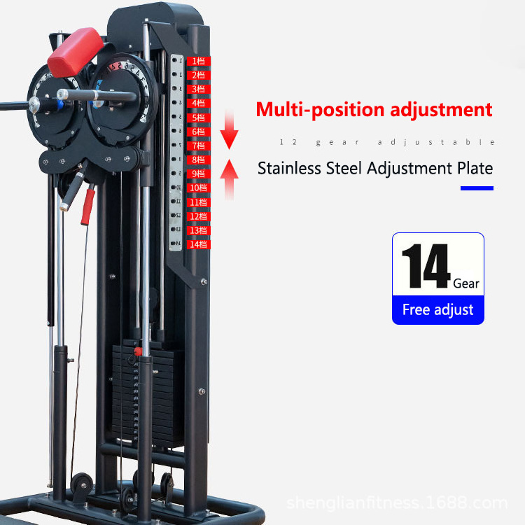 Fitness Equipment Multi Functional Gym Pin Load Standing Arm Row Training Lateral Raise Stand Machine