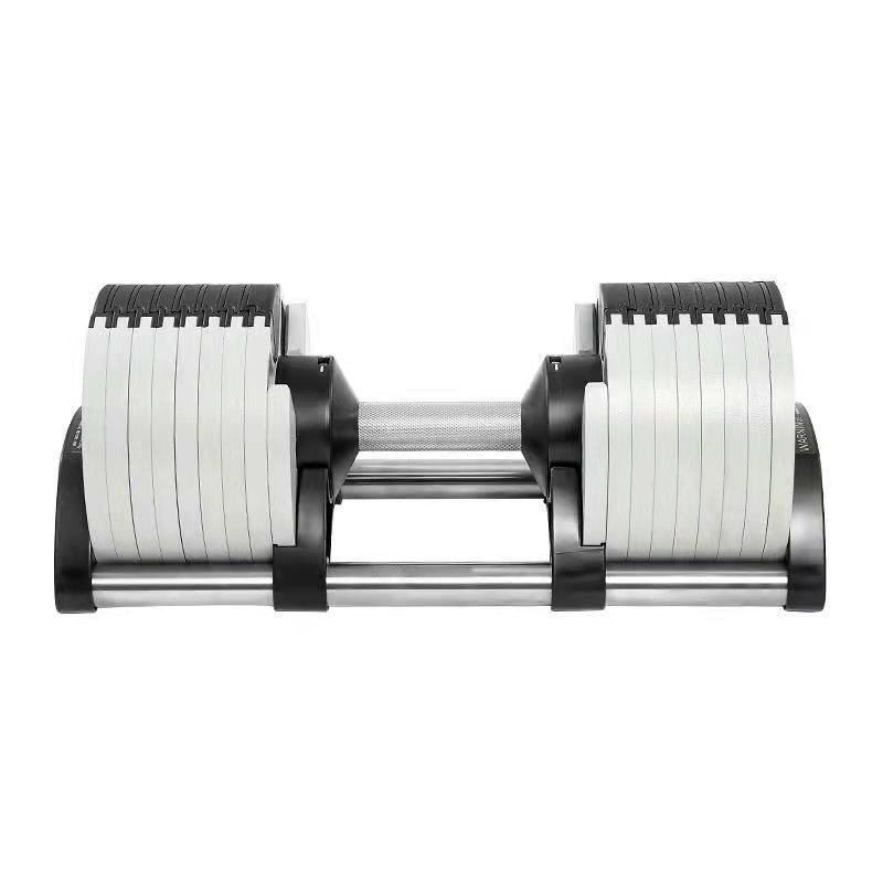 Wholesale gym fitness free weight 2kg 4kg increasement adjustable 12kg 16kg 20kg  24kg 32kg 36kg dumbbell with rack