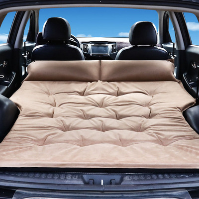 Outdoor camping vehicle inflatable bed rear mattress off-road SUV trunk travel air mat automatic inflatable car bed