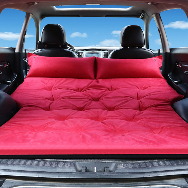 Outdoor camping vehicle inflatable bed rear mattress off-road SUV trunk travel air mat automatic inflatable car bed