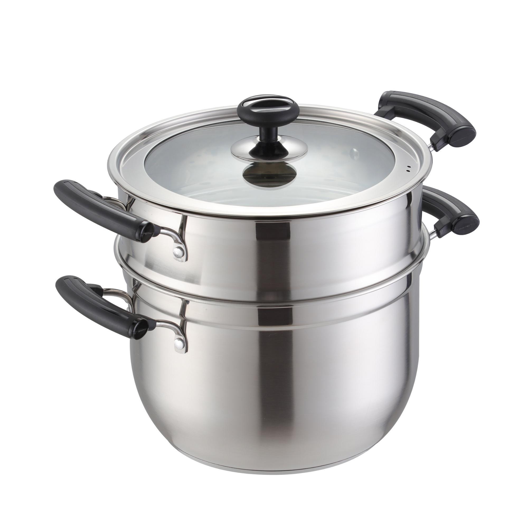 High Quality Korean Soup Pot Steam Cooking Pot Large Stainless Steel Steamer