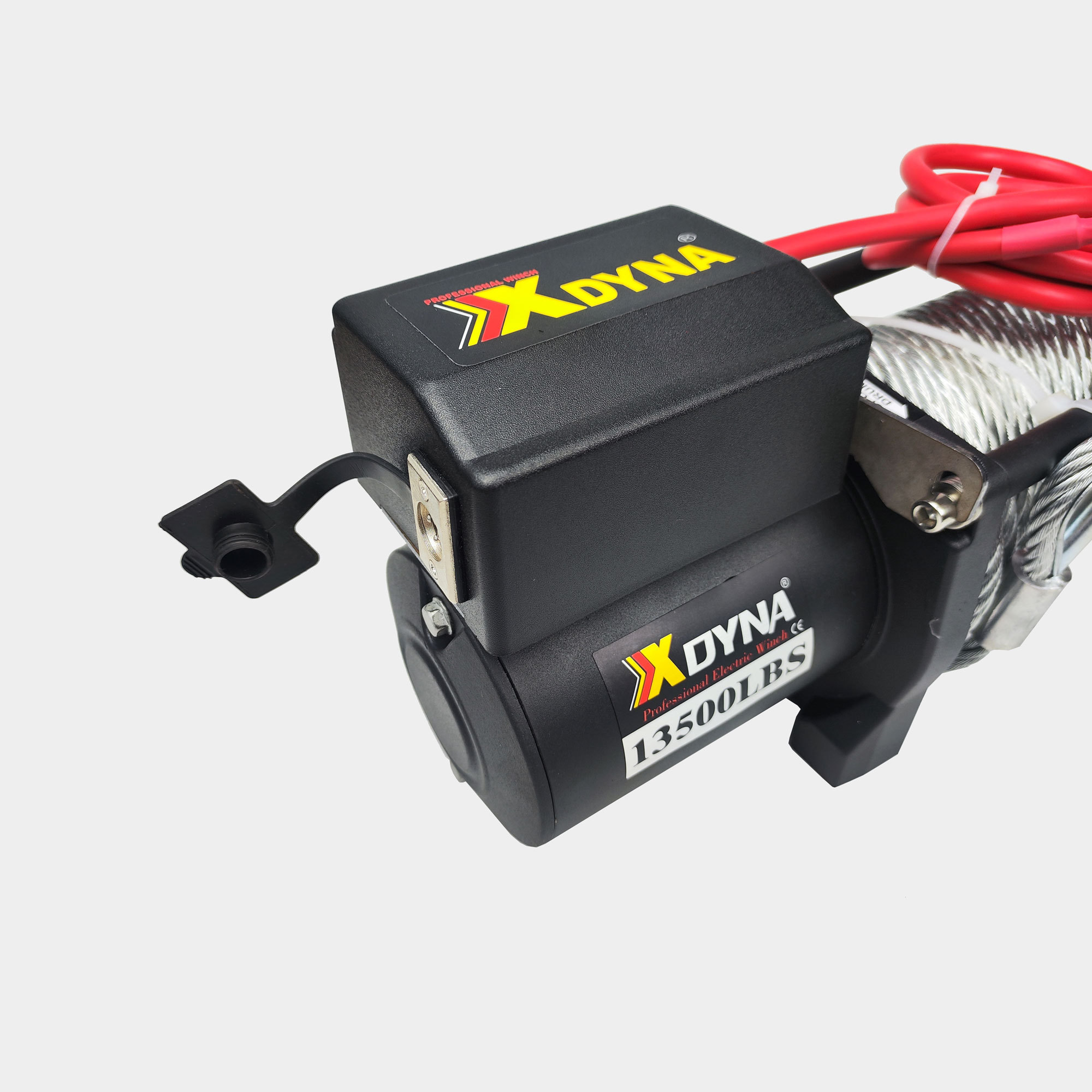 Xdyna wire cable electric winch 13500lb Capacity 12V/24V DC waterproof kinetic winch