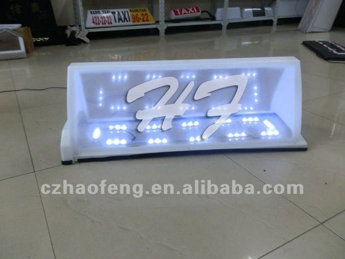 HF34 strong magnet taxi top advertising light box