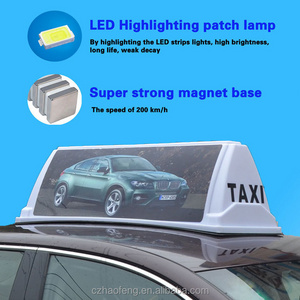 bigest taxi roof advertising light box led car taxi roof advertising top top light