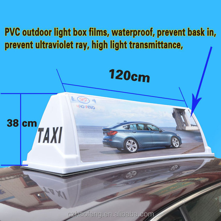 bigest taxi roof advertising light box led car taxi roof advertising top top light