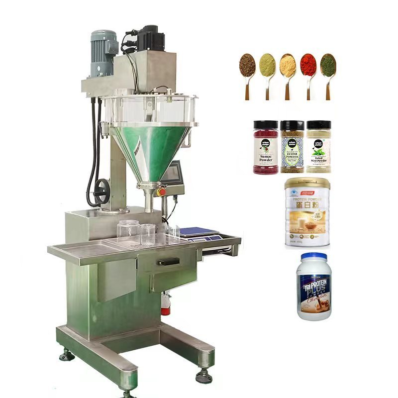 10g 50g 100g 500g 1000g 2000g Screw Auger Filler Dispenser Wholesale Dry Fine Spice Coffee Flour Powder Dosing Filling Machine