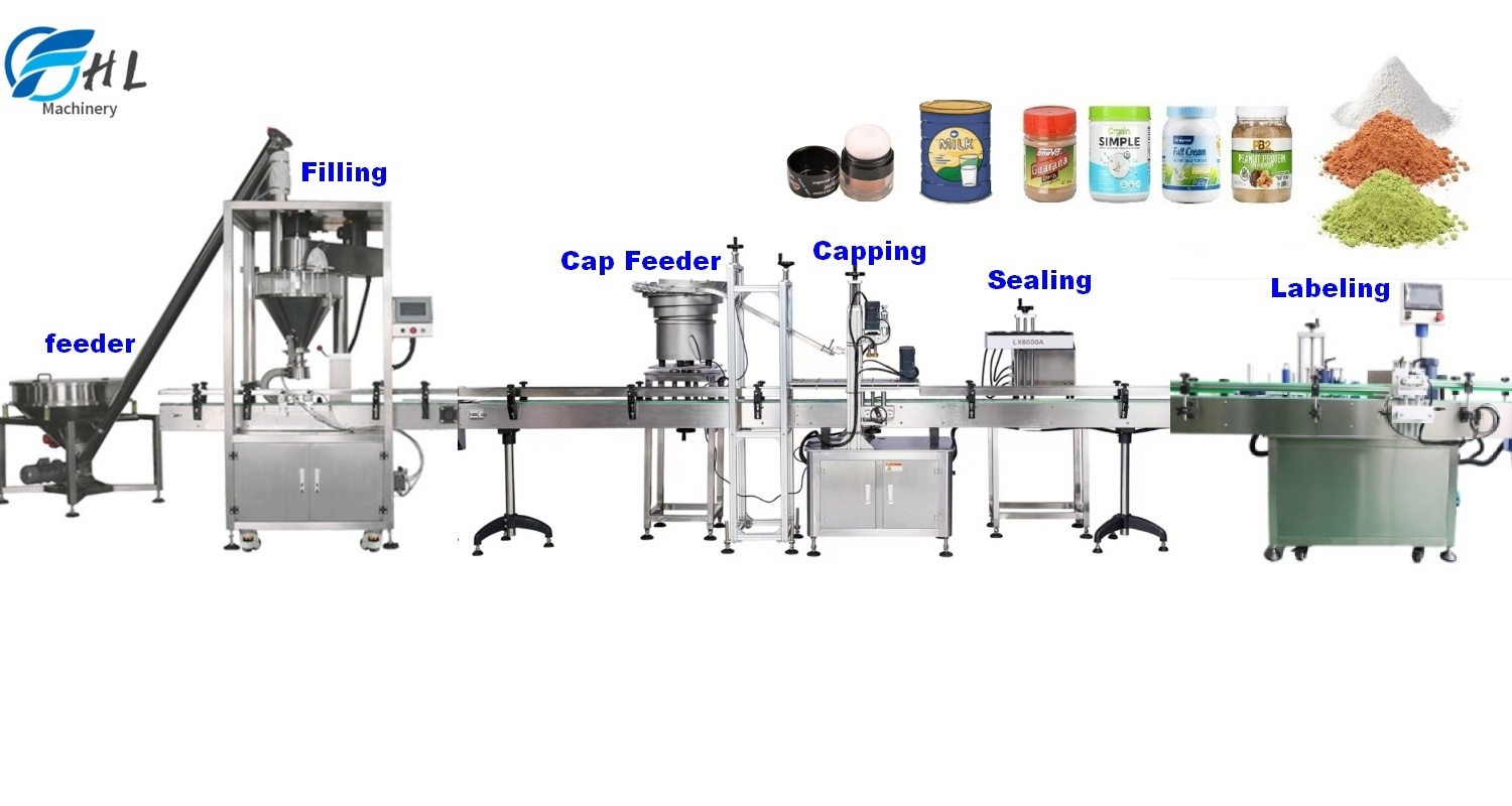 Screw Auger Filler Dosing Dispenser Dry Fine Spice Coffee Flour Powder Packing Filling line