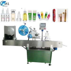 Automatic Syringe Ampoule Label Applicator Tube Labeling Machine For Paper Test Bottle Tube