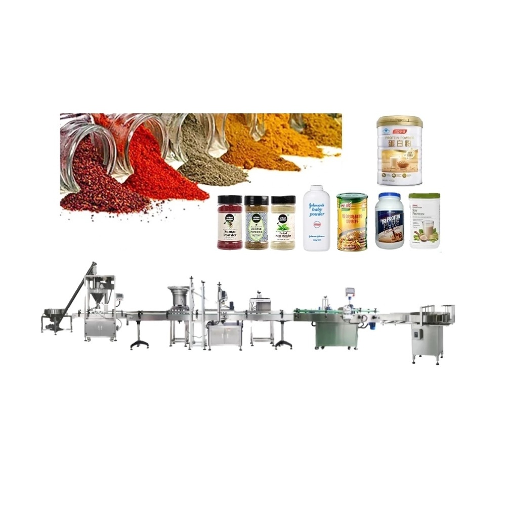 Screw Auger Filler Dosing Dispenser Dry Fine Spice Coffee Flour Powder Packing Filling line