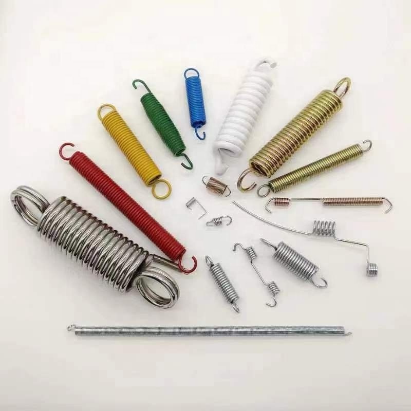 Customized metal Wire Forming stainless steel Extension Spring coil spring with hooks