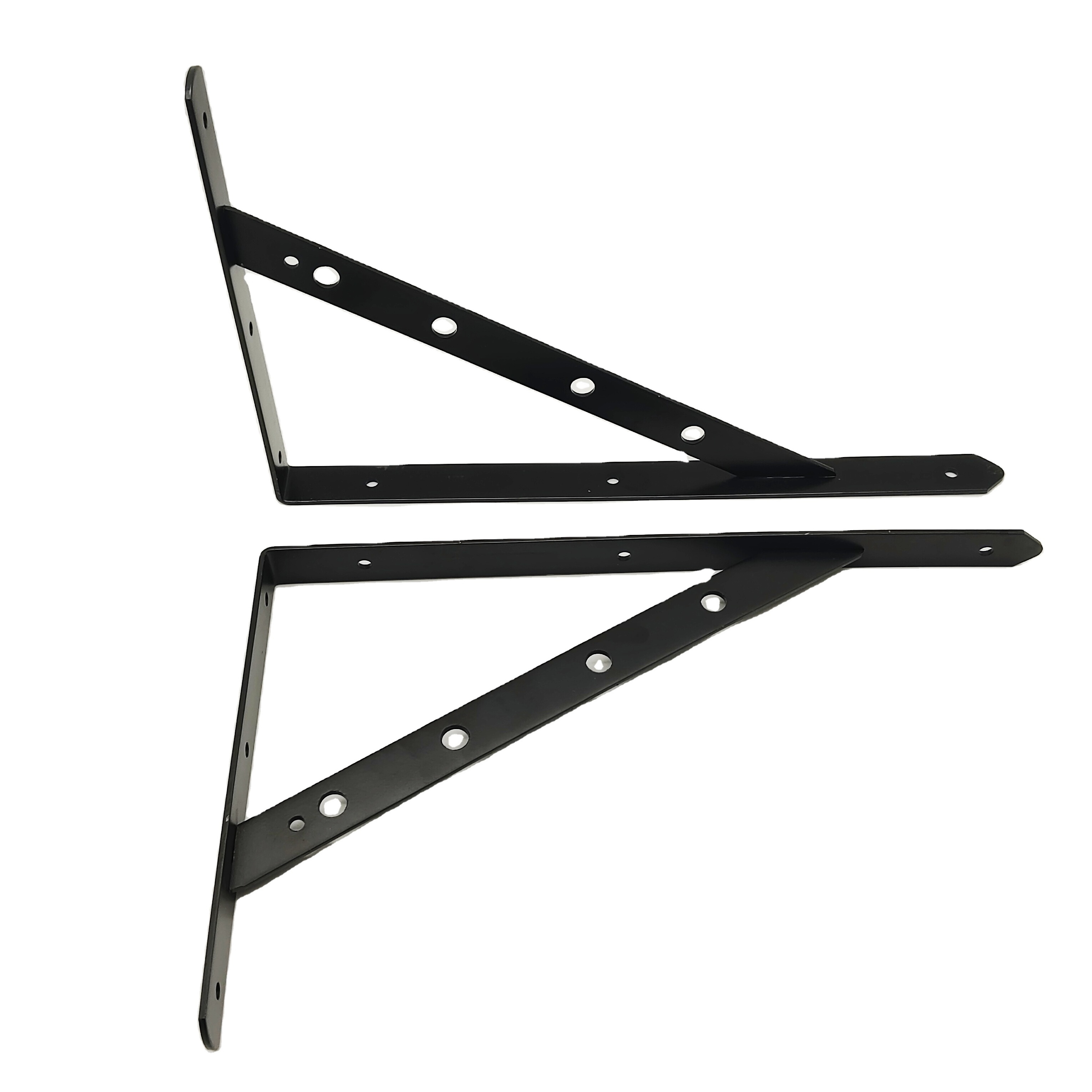 L-shelf Bracket Heavy Duty Diy Open Shelving Metal Scaffolding Black Wall Floating Shelf Bracket