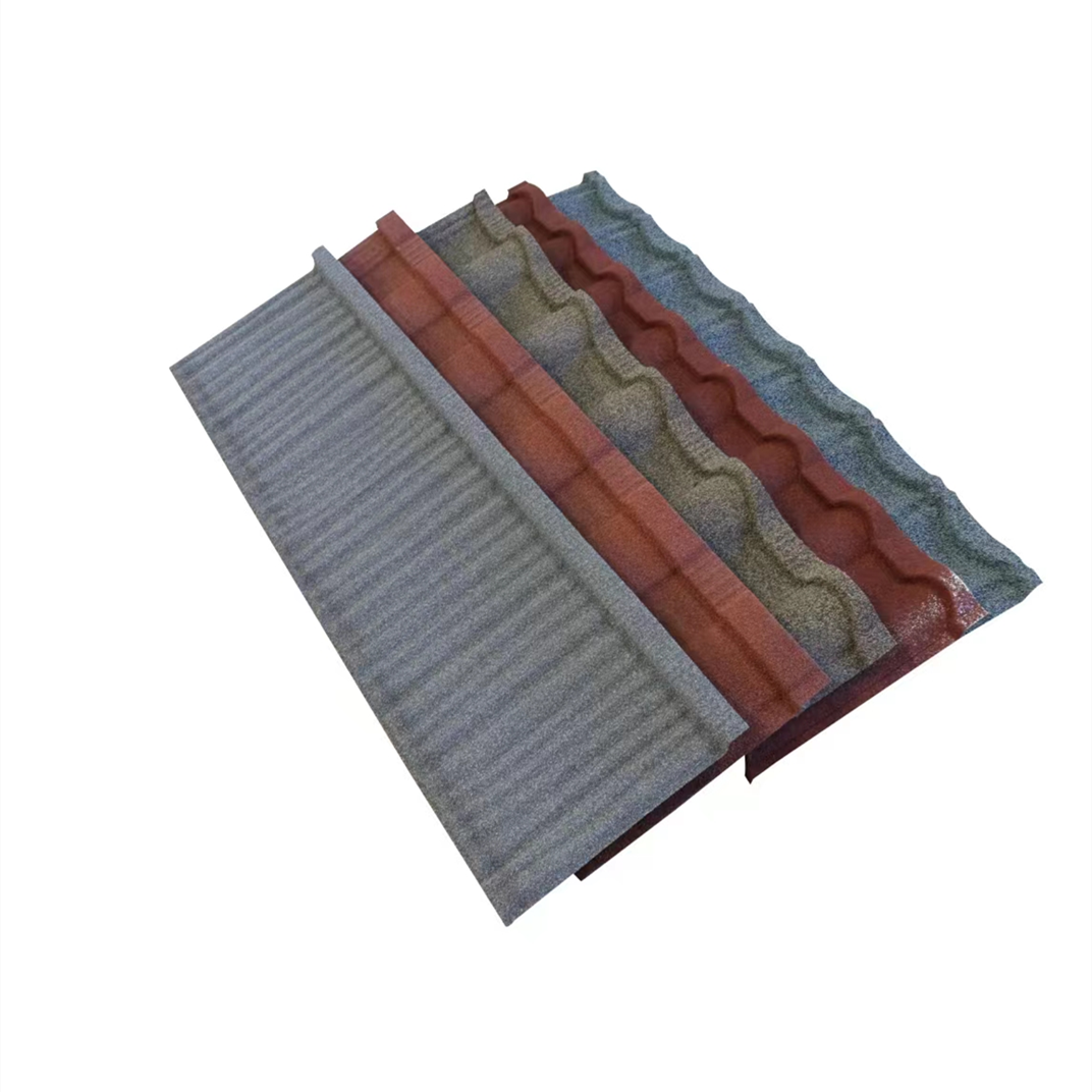 Decramastic Roof Tiles Synthetic Slate Metal Roofing Sheet Stone Coated Metal Roof Tiles