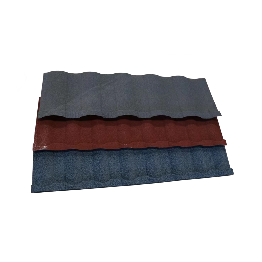 Decramastic Roof Tiles Synthetic Slate Metal Roofing Sheet Stone Coated Metal Roof Tiles