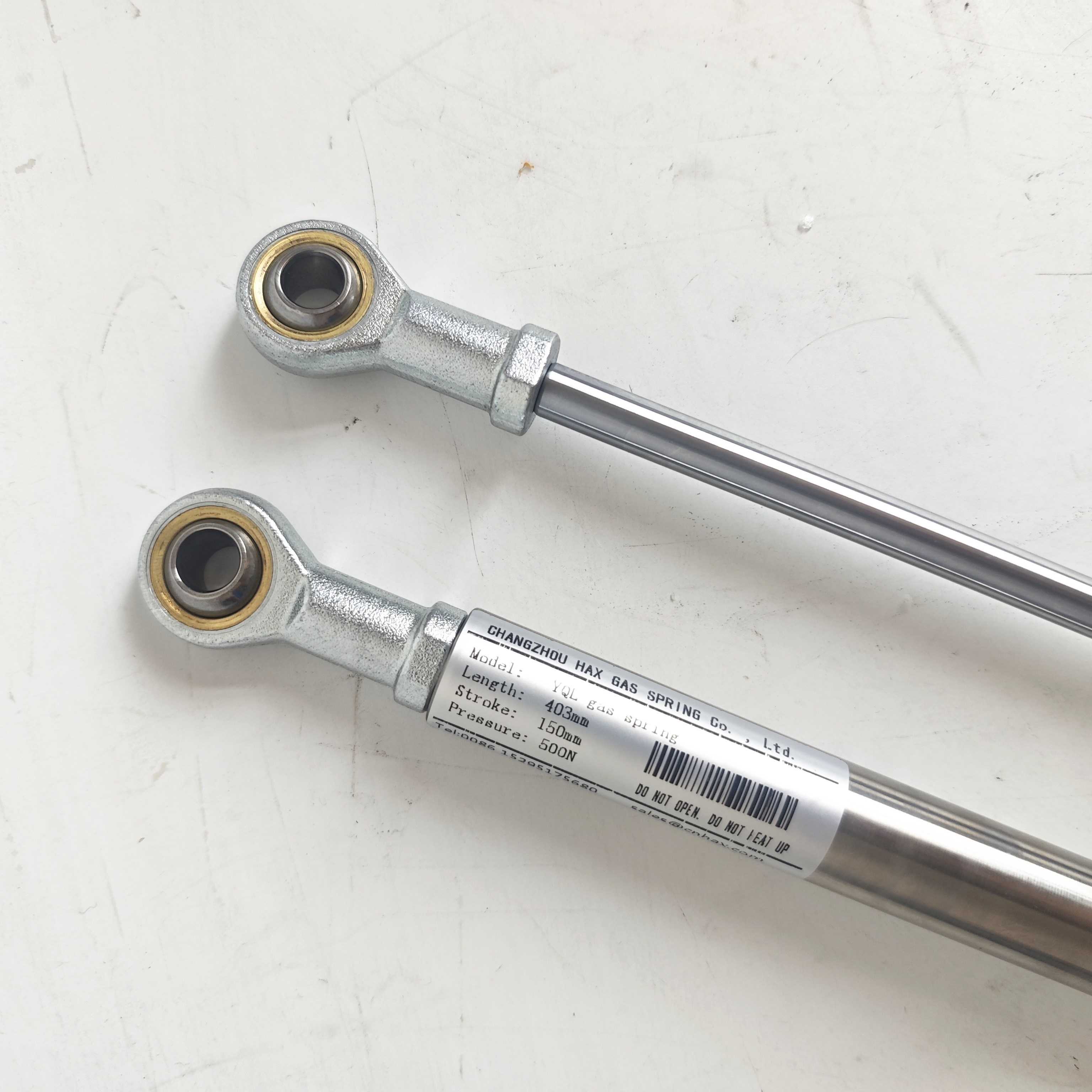 gas spring stainless steel with eyelet end fitting