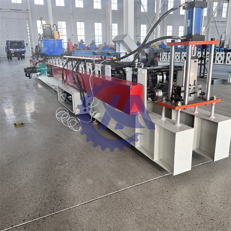 Full Automatic Aluminum Steel Door Frame and Cutting Roll Forming Machine