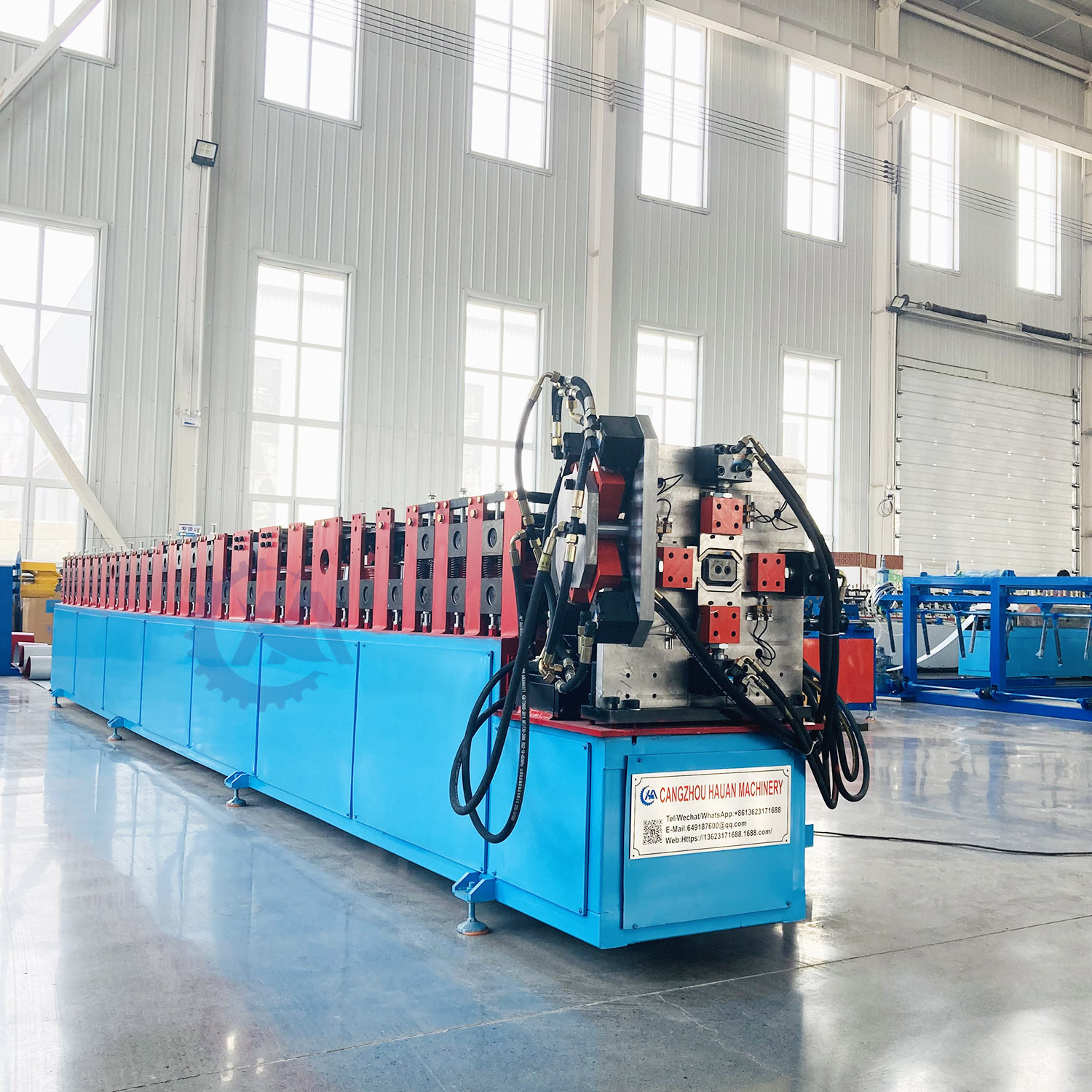 Cold roll forming machine manufacturers aluminum downspout pipe roll forming machine