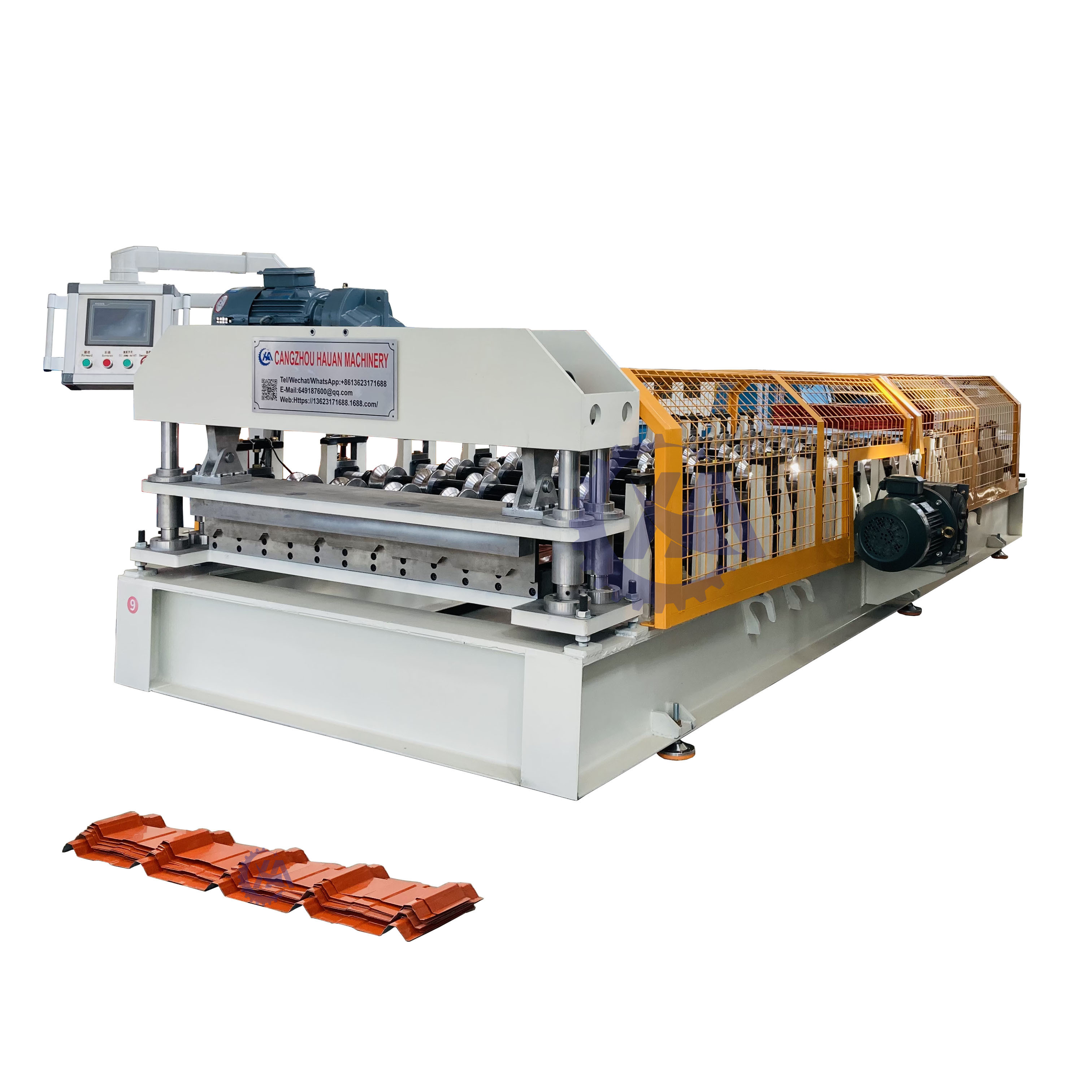 Single Layer Ibr Tr5 Trapezoid Roof Sheet Roll Forming Machine Metal Tile Making Machinery