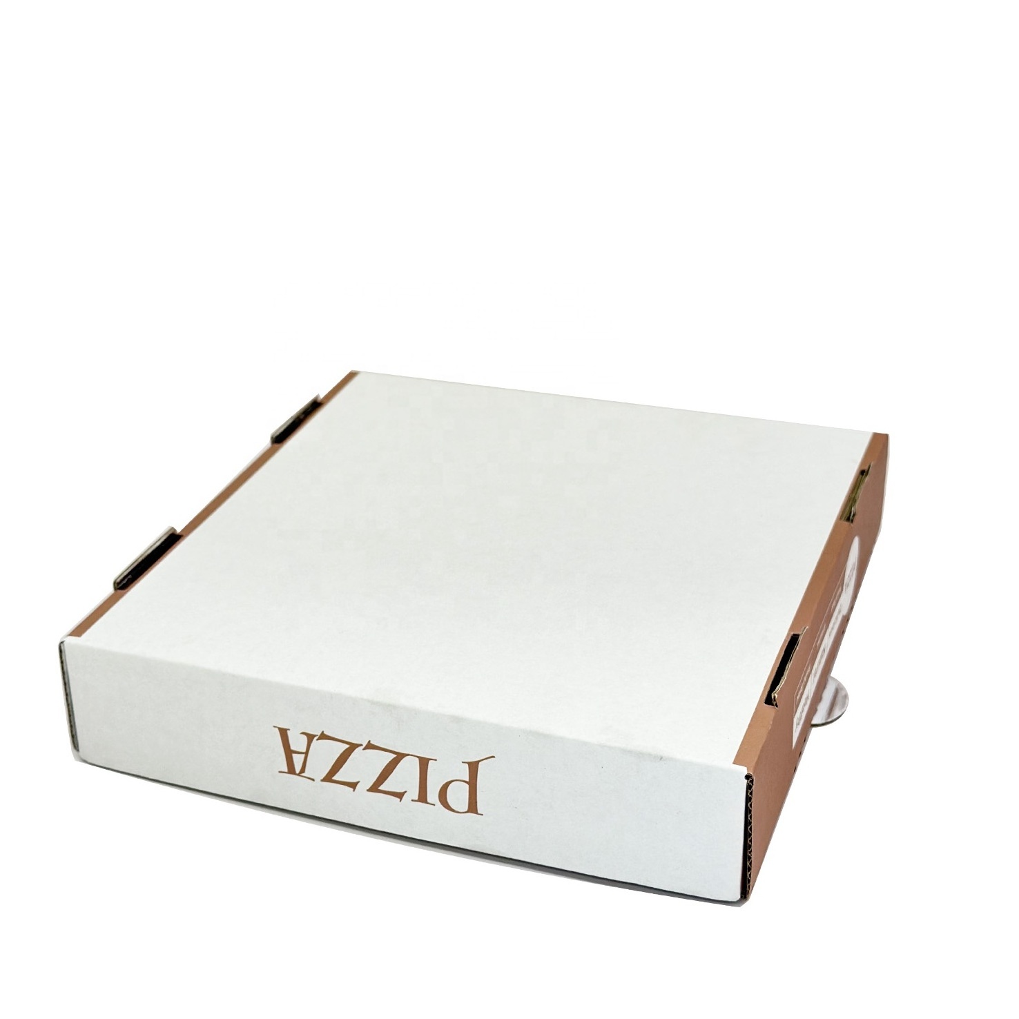 Pizza Vending Machine Custom Pizza Box With Logo Customized Corrugated White Card Kraft Box