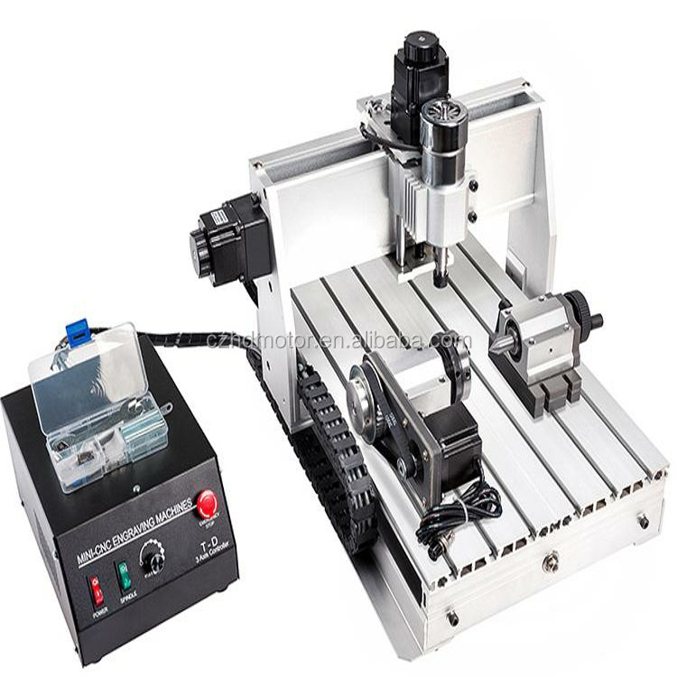 3040T 4 axis 1.5kw 3D Mini  desktop CNC Wood Router machine for DIY Cutting Engraving  wood carving