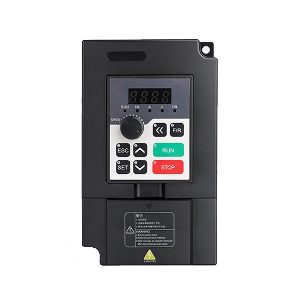 220v 1.5kw Inverter VFD Frequency Converter input Phase 1PH output  Phase 3 Phase Variable Frequency Drive Motor Speed Control