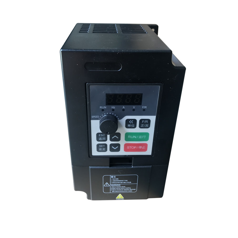 220v 1.5kw Inverter VFD Frequency Converter input Phase 1PH output  Phase 3 Phase Variable Frequency Drive Motor Speed Control