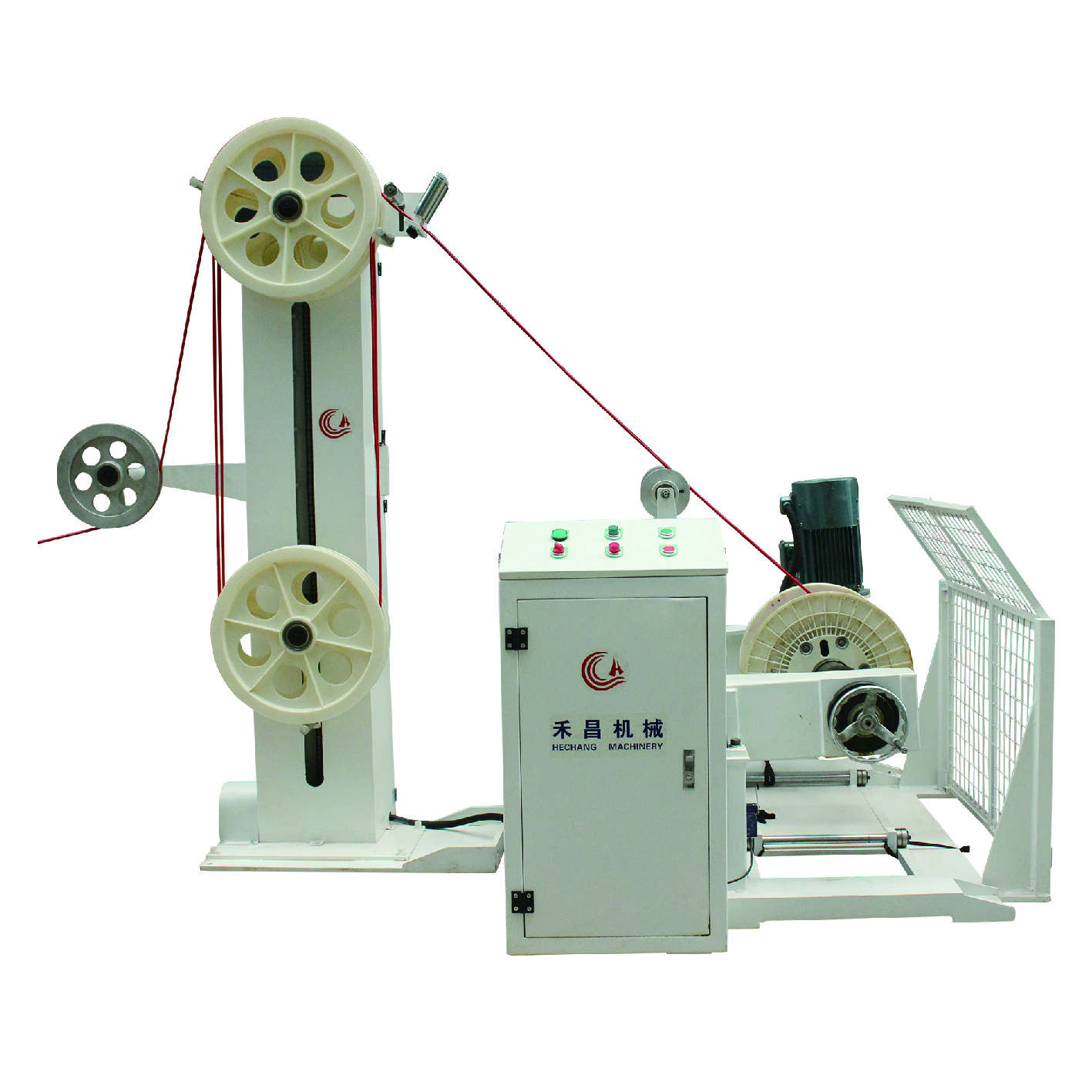 Automatic wire  take up feeder machine