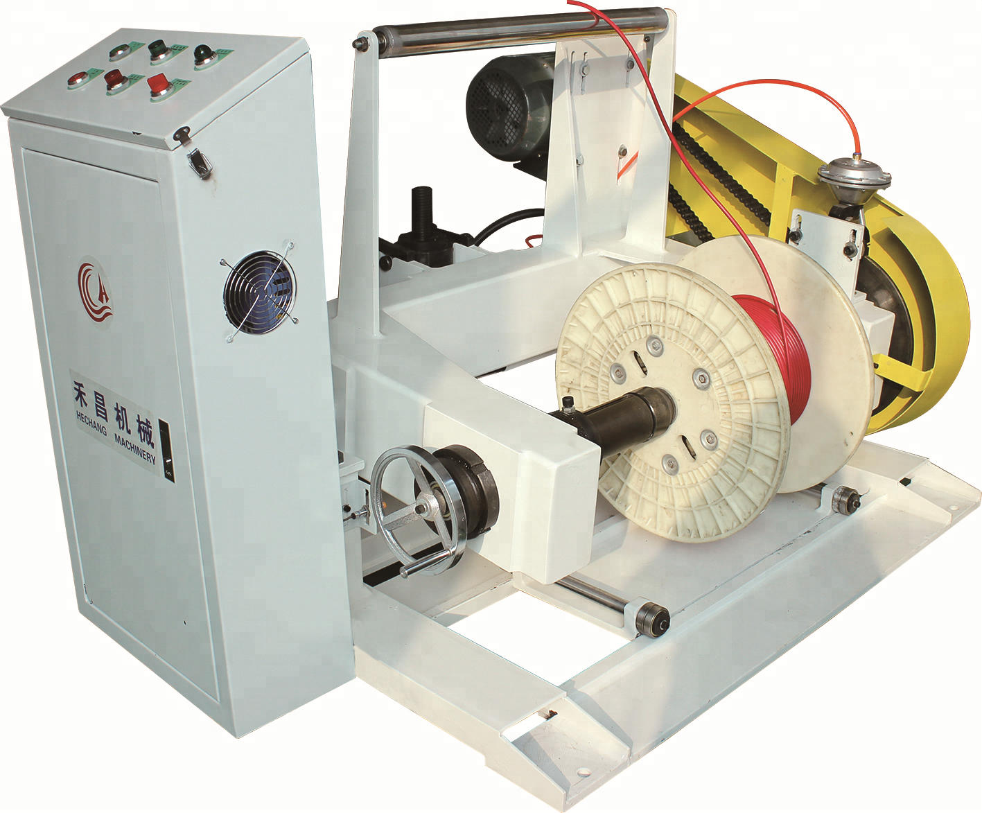 Automatic wire  take up feeder machine