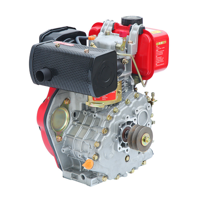 5HP flat key small air-cooled diesel engine, popular tractor engine, single cylinder air-cooled four stroke engine