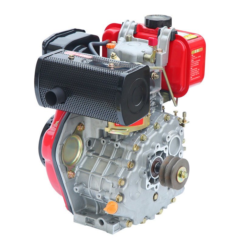 5HP flat key small air-cooled diesel engine, popular tractor engine, single cylinder air-cooled four stroke engine