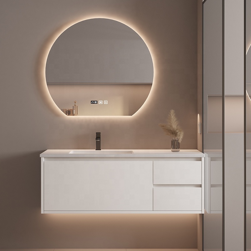 Luxury under sink storage bathroom cabinet laundry cabinet bathroom led bathroom mirror cabinet