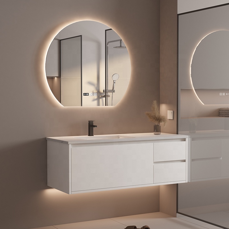 Luxury under sink storage bathroom cabinet laundry cabinet bathroom led bathroom mirror cabinet